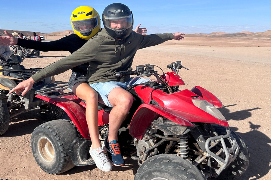 Quad bike in the Agafay Desert